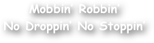 Mobbin‚Äô Robbin‚Äô
No Droppin‚Äô No Stoppin‚Äô